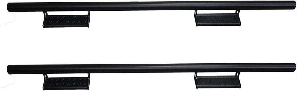 Black Drop Down Running Boards for Toyota Tacoma Double Cab D249