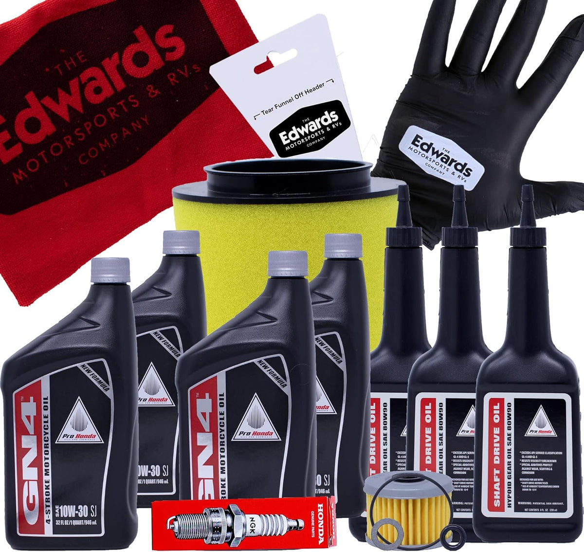 Oil Change Kit with Spark Plug and Air Filter Pack of 2 A7950