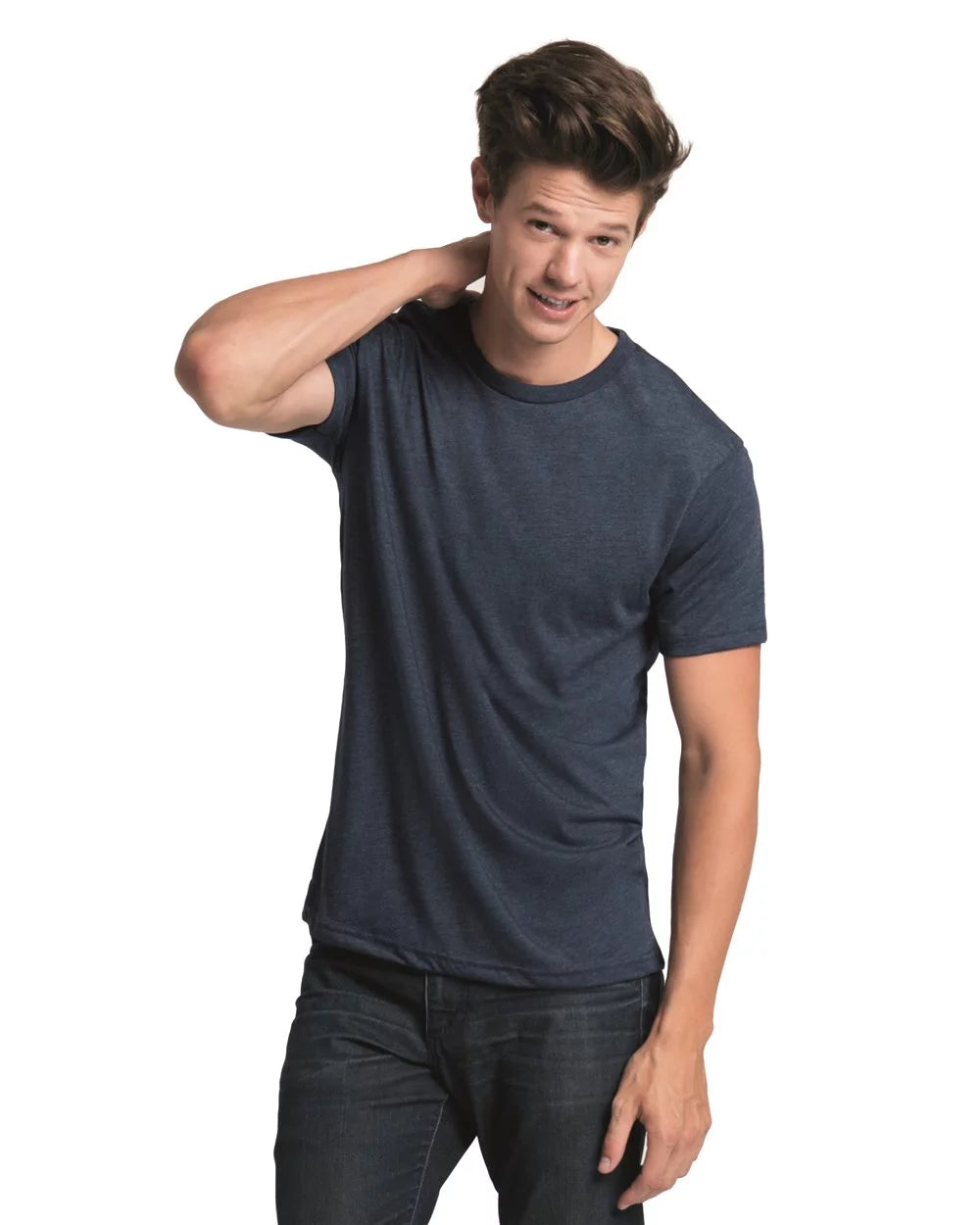 True Black Tri Blend Tee N42032