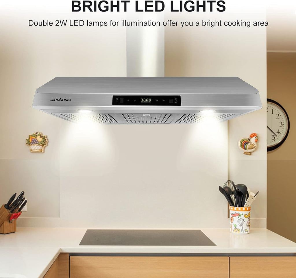 Stainless Steel Under Cabinet Range Hood with Charcoal Filters G11251