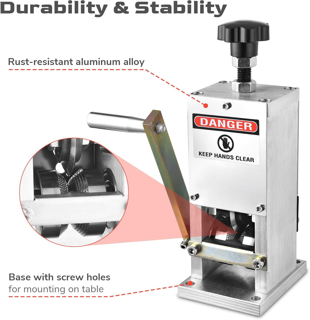 Manual Wire Stripping Machine with Drill Connector Cable Peeling Stripper Tool 0.06-0.98 D88554