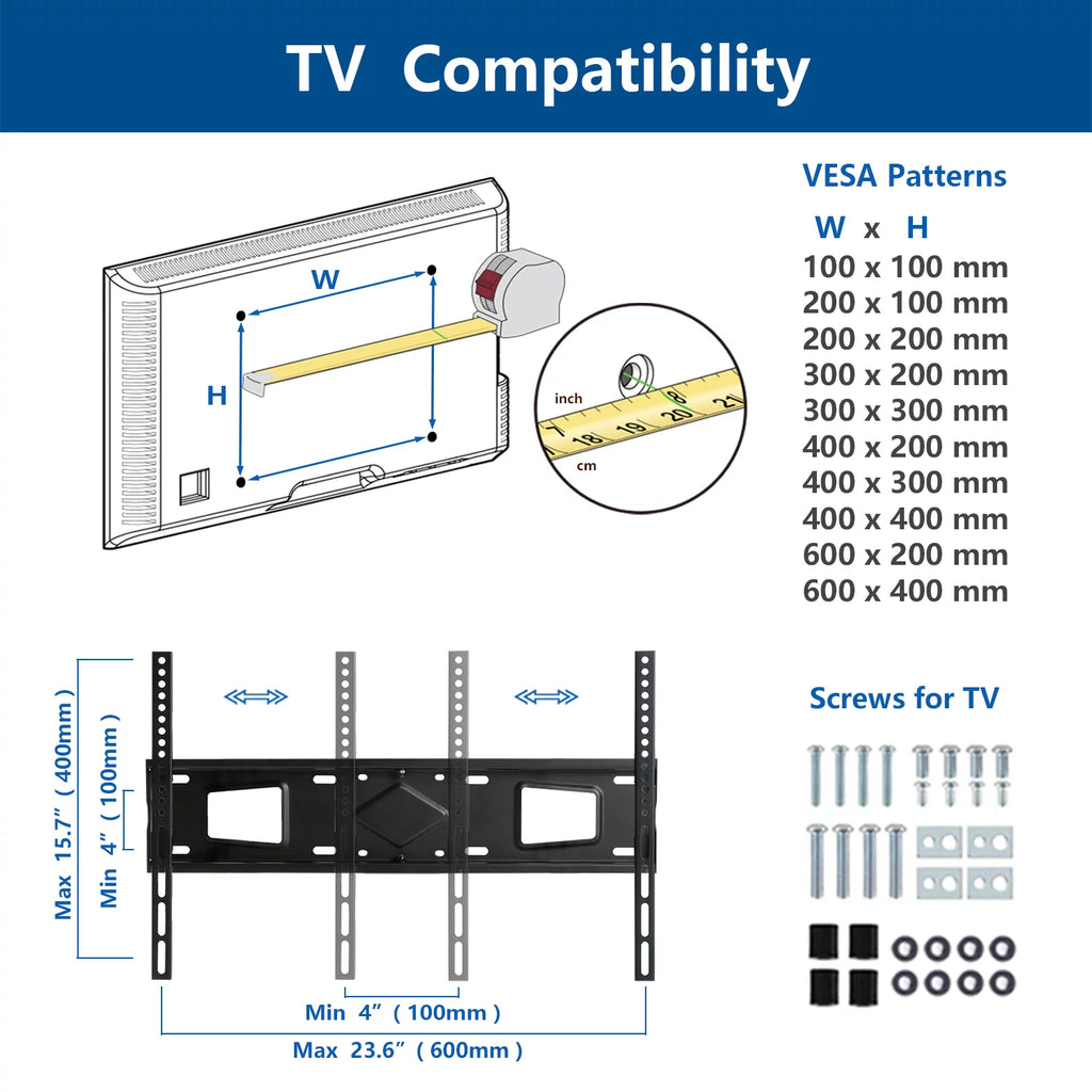 Wood Storage TV Stand with Mount G7836
