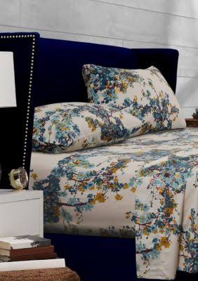 Assorted Floral Printed Extra Deep Pocket Sheet Set O439