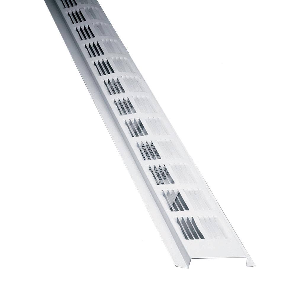 White Weather Resistant Aluminum Soffit Vent B106