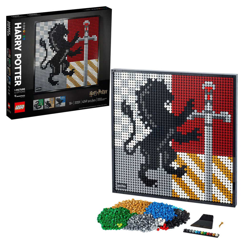 LEGO Art Harry Potter Hogwarts Crests (4,249 Pieces) R42722