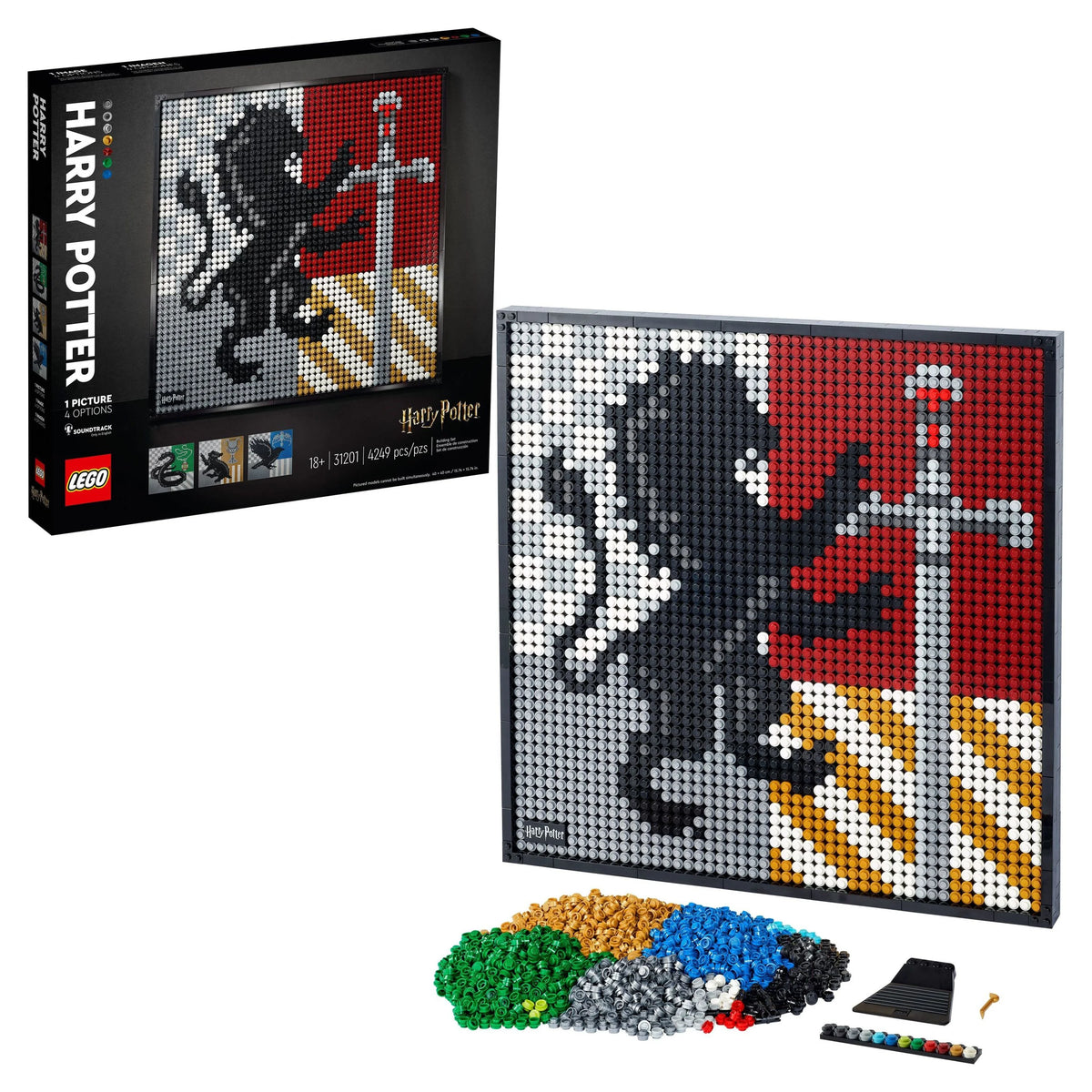 LEGO Art Harry Potter Hogwarts Crests (4,249 Pieces) R42722