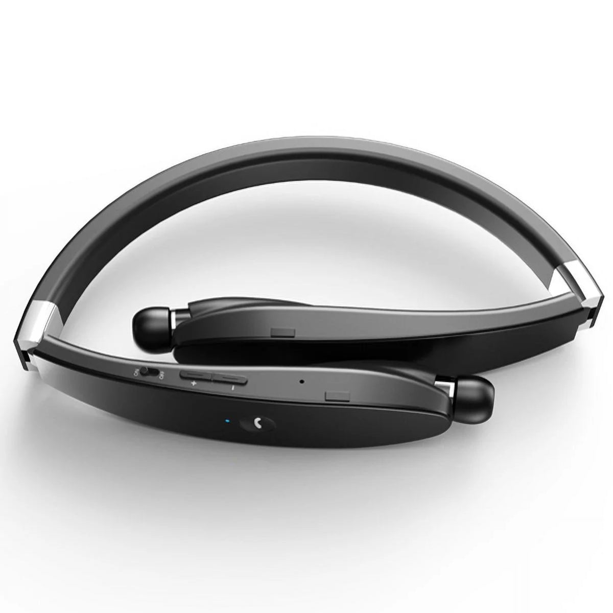 Neckband Wireless Headset with Retractable Earbuds E9401