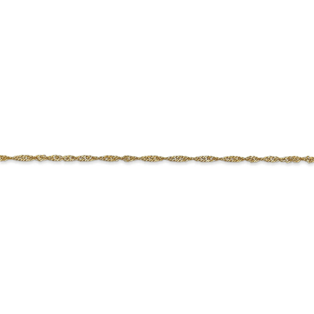 14k Yellow Gold Chain Necklace C255