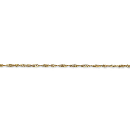 14k Yellow Gold Chain Necklace C255