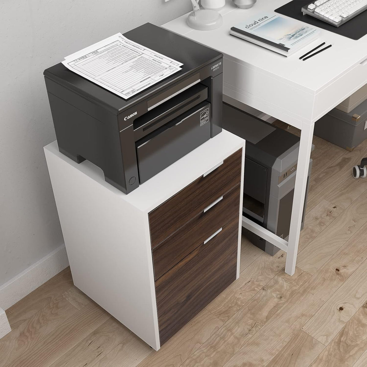 Mobile File Cabinet with 3 Drawer P5931