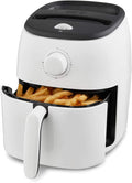White 2.6Qt Electric Air Fryer Oven Cooker with Non Stick Fry Basket T44176