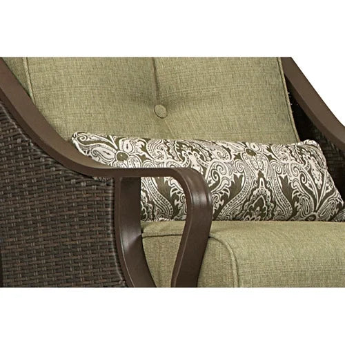 Vintage Meadow 4-Piece Wicker and Steel Conversation Set F157356