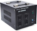 10000W Voltage Converter Transformer Step Up/Down 110V/220V Heavy Duty Power Converter with 2 US Outlets, 2 Universal Outlets, Circuit Breaker Z3924