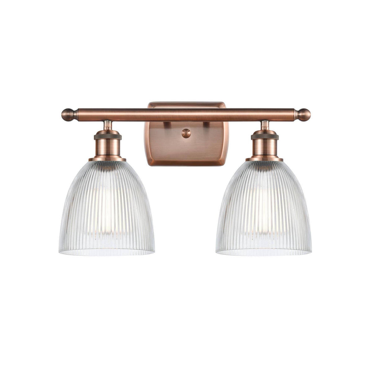 Antique Copper 2 Light Bath Vanity Light K51040