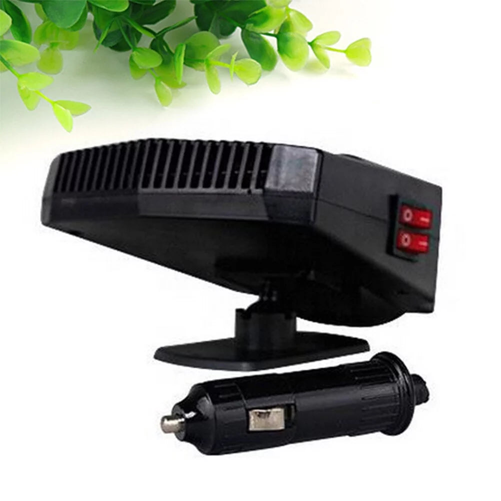 12V 200W Demister Defrosting Electric Heater Fan (Black) C14741