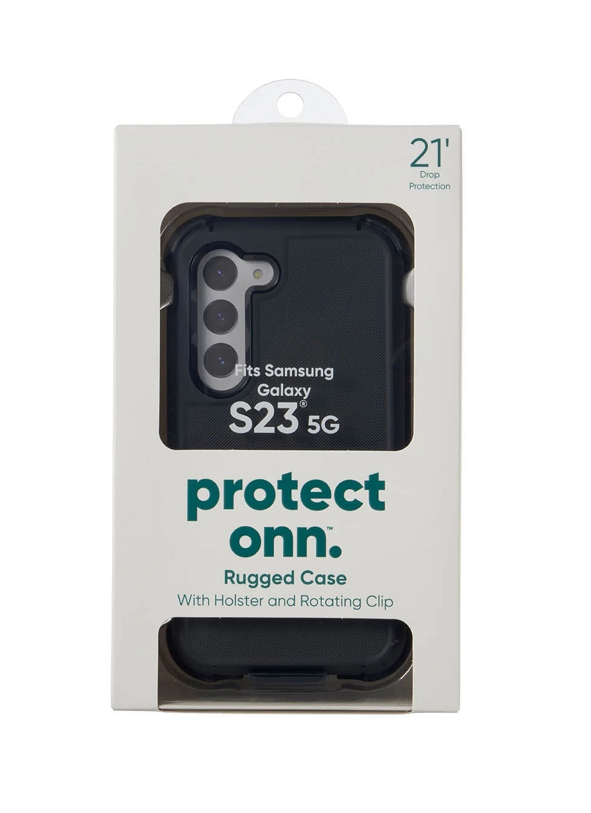 Black Rugged Phone Case for Samsung Galaxy S23 5G Y25931