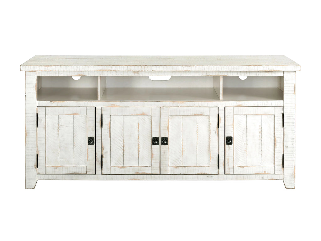 Antique White TV Stand N4255