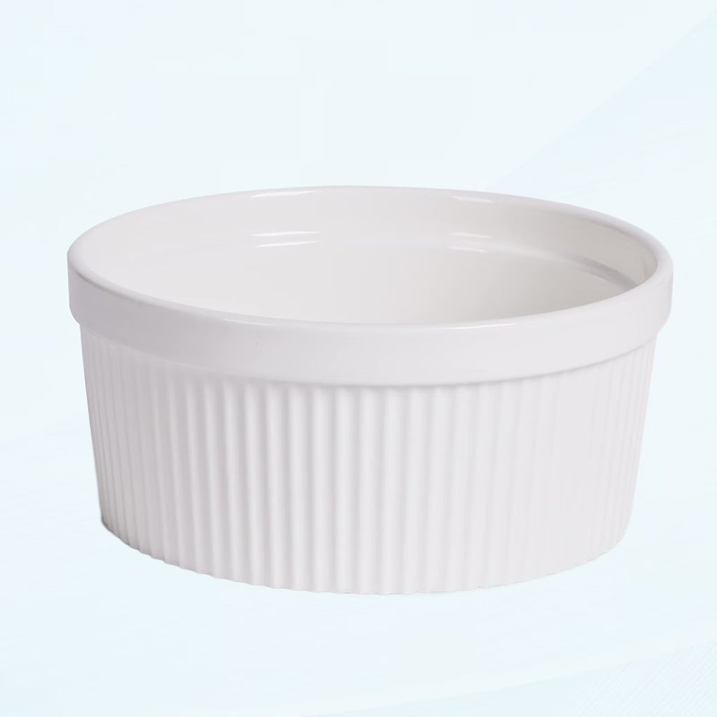 White Porcelain Ramekins 8 inch E11449