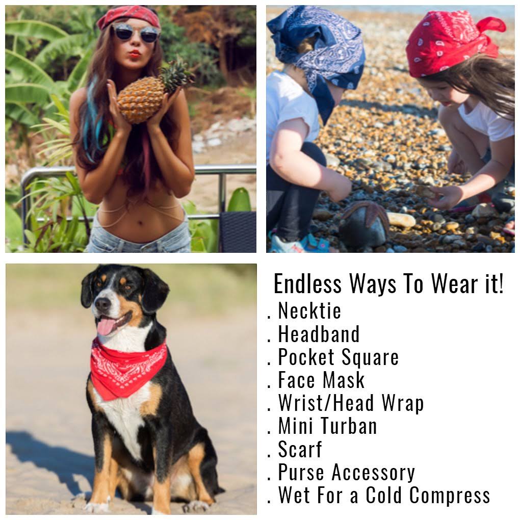 Orange 100% Polyester Bandanas - 72 Pack N11633