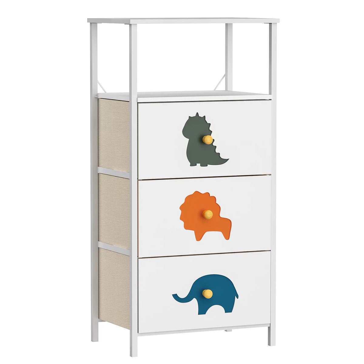White 5 Drawer Dresser H389380