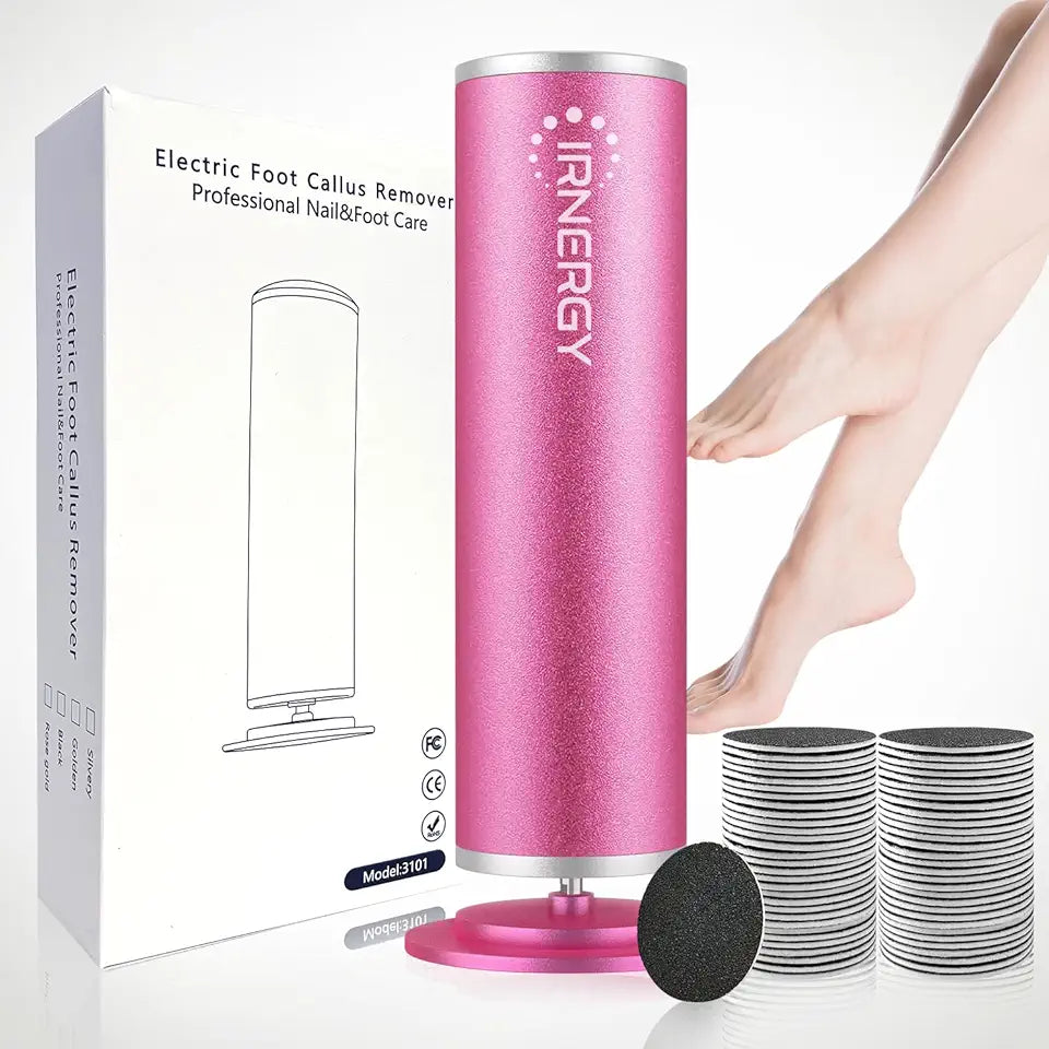 Electric Foot Callus Remover with 60 Pcs Sandpaper Discs N7762