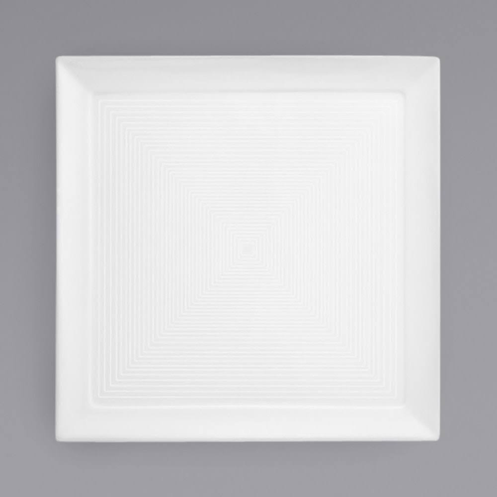 10.75 inch Spiral Square Plate, 6 per Case Y72625