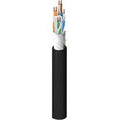 Category 6A Indoor/Outdoor F/UTP Cable Black 1000 Foot O4309