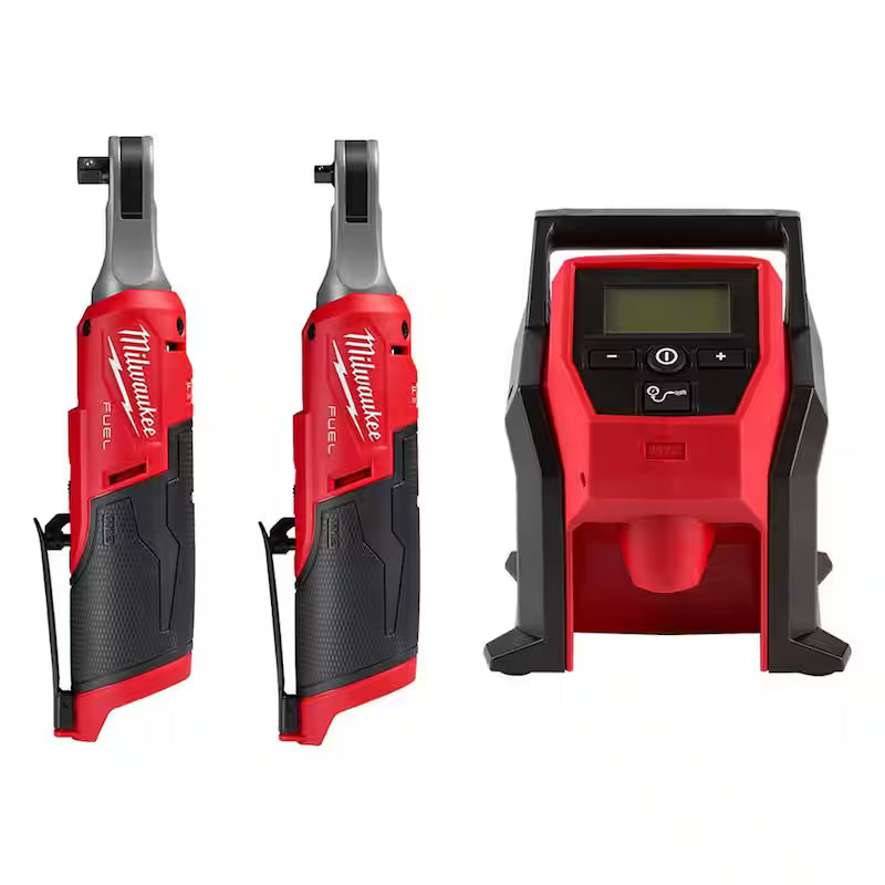 12-Volt Lithium-Ion Brushless Cordless High Speed 3/8 in. Ratchet and 1/4 in. Ratchet and Inflator K188