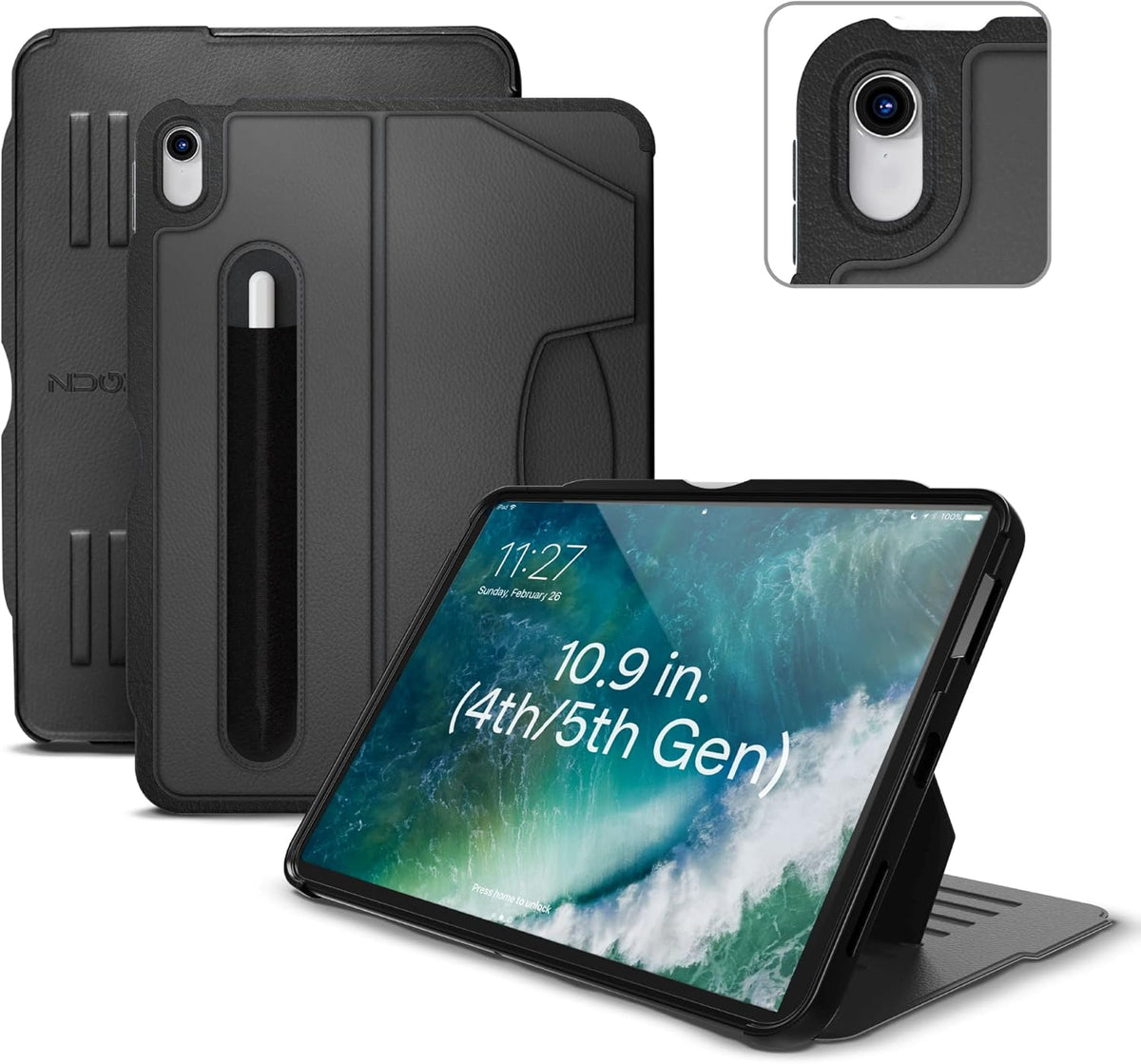 Black Magnetic Stand Case for 10.9 Inch iPad Air A85163