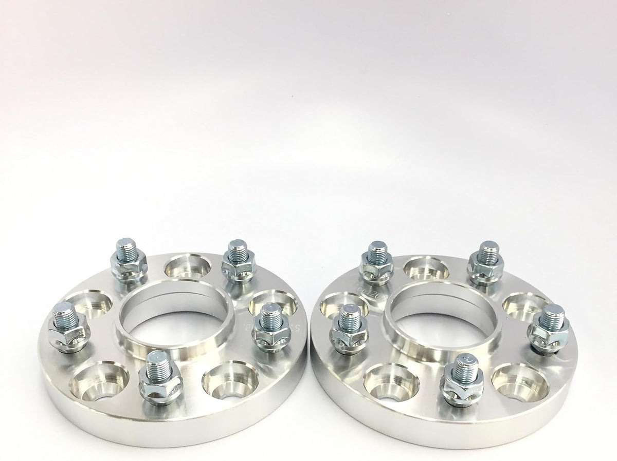 2 Pieces 20mm Hub Centric Wheel Adapters 5x114.3 to 5x100 67.1 to 54.1mm Center Bore 12x1.5 Thread Pitch N406528