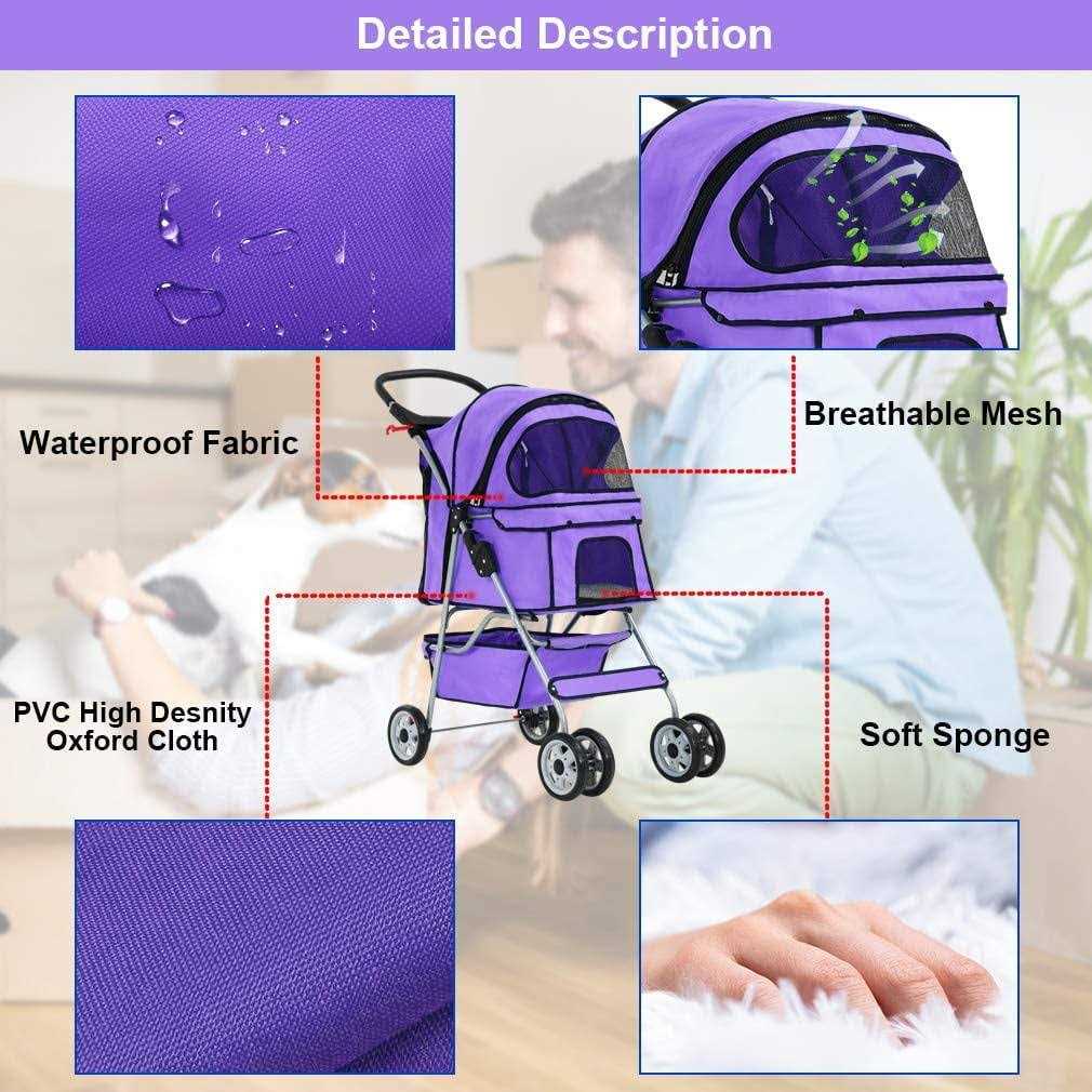 Pet Stroller Folding Carrier Z98931