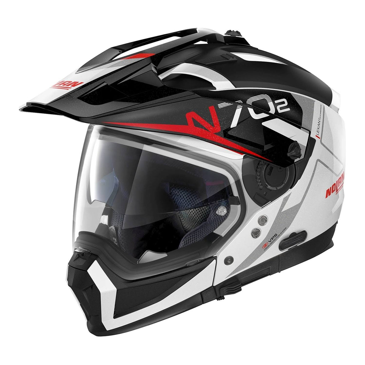 Black-White XL Helmet W543