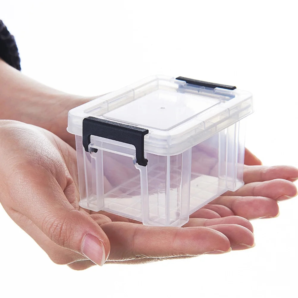 4Pcs Plastic Storage Box with Lid S4563