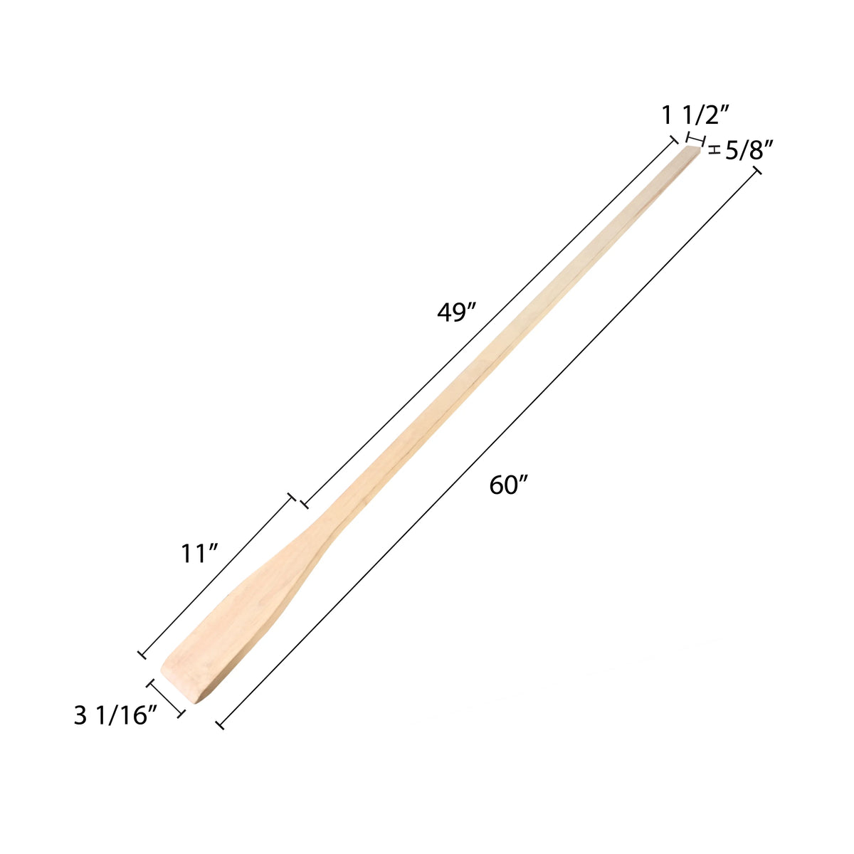 60 inch Wood Mixing Paddles F361