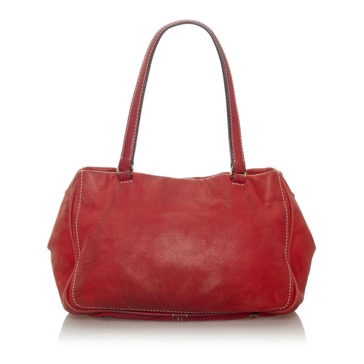 Pre-Owned Calf Leather Shoulder Bag Q347