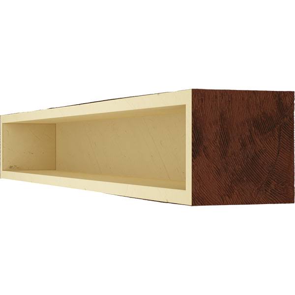 Natural Pecan Faux Wood Fireplace Mantel R79292