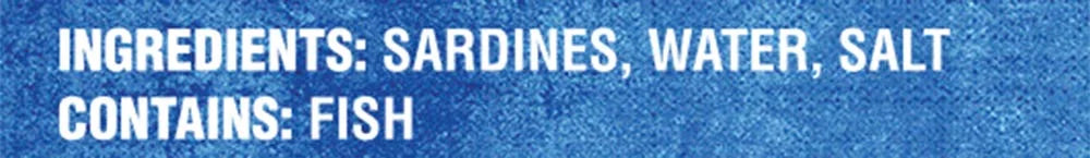 Natural Skinless Boneless Sardines in Water, 4.37 oz Cans (Pack of 12) N1567
