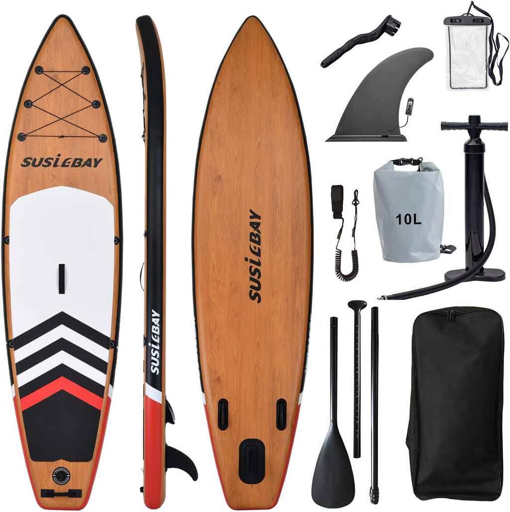 Inflatable Stand Up Paddle Board with Hand Pump and Waterproof Bag P63957