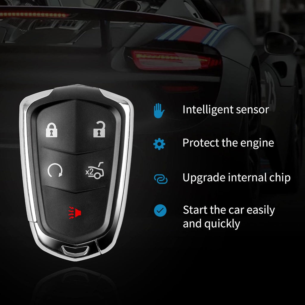 Keyless Entry Remote Car Key Fob Pack of 2 J817539