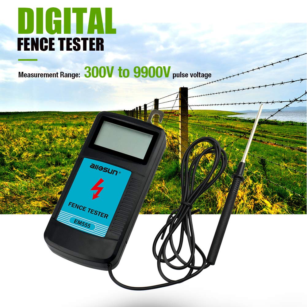 Digital Electrical Fence Voltage Tester 300-9900V L798278