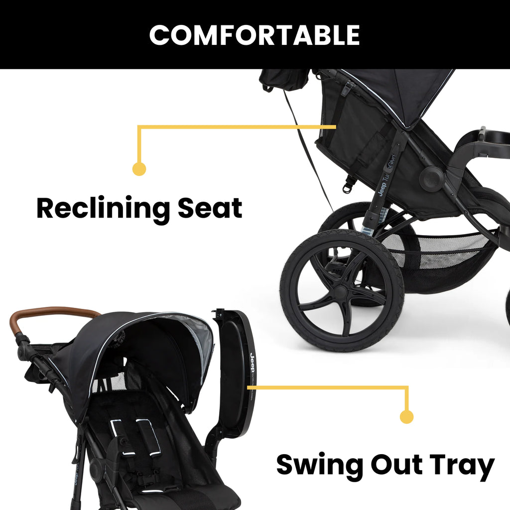 Black Jogging Stroller N26069