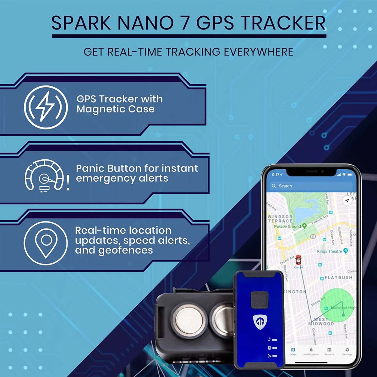 GPS Tracker with Magnetic Case P426596