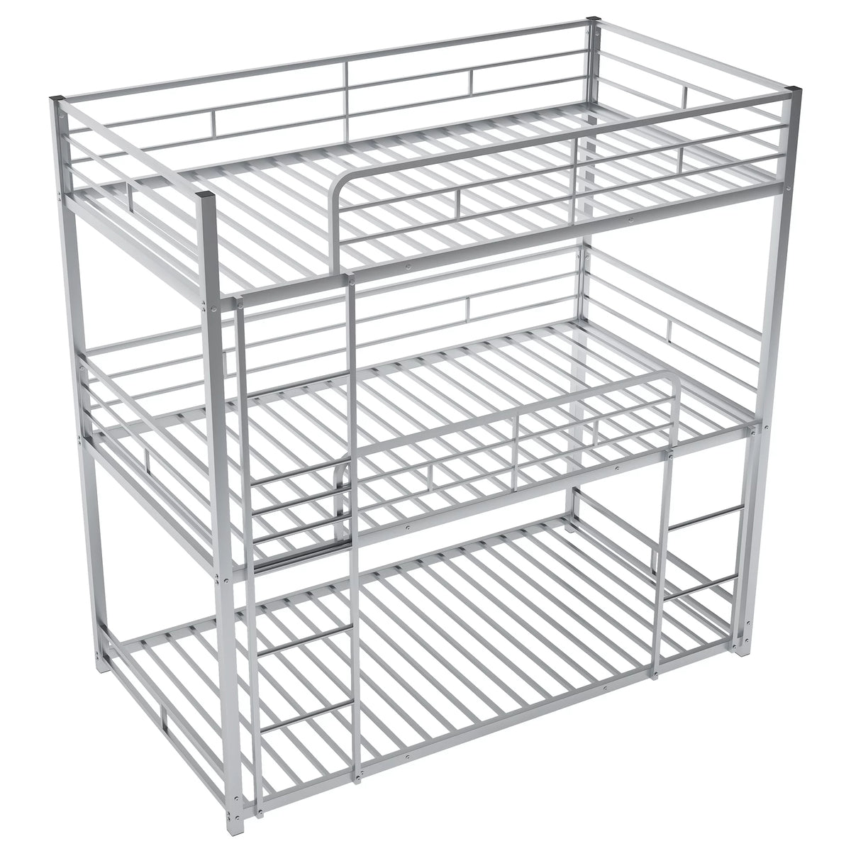 Metal Twin-over-Twin-over-Twin Bunk Bed U5939
