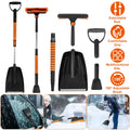 Telescopic Ice Scraper Snow Brush Shovel Kit Q9593