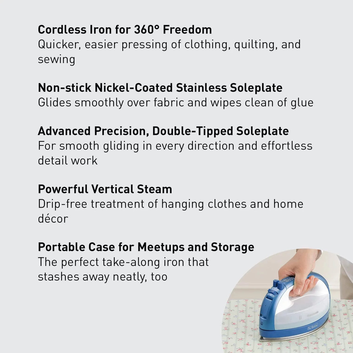 Cordless Steam Iron B336