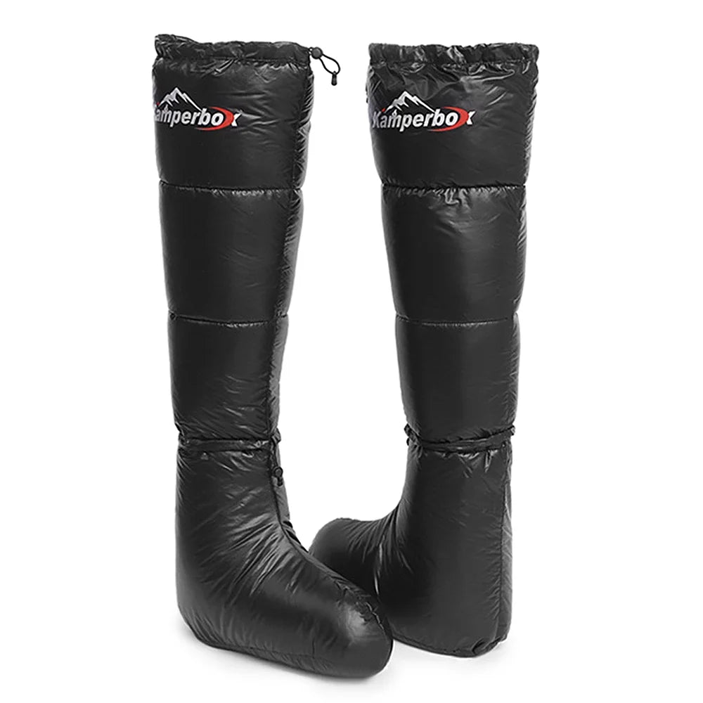 Winter Down Booties Socks with Adjustable Drawstring D469063