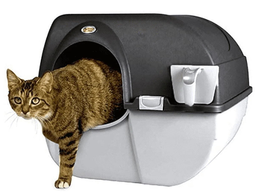 Black Self-Cleaning Litter Box C97201
