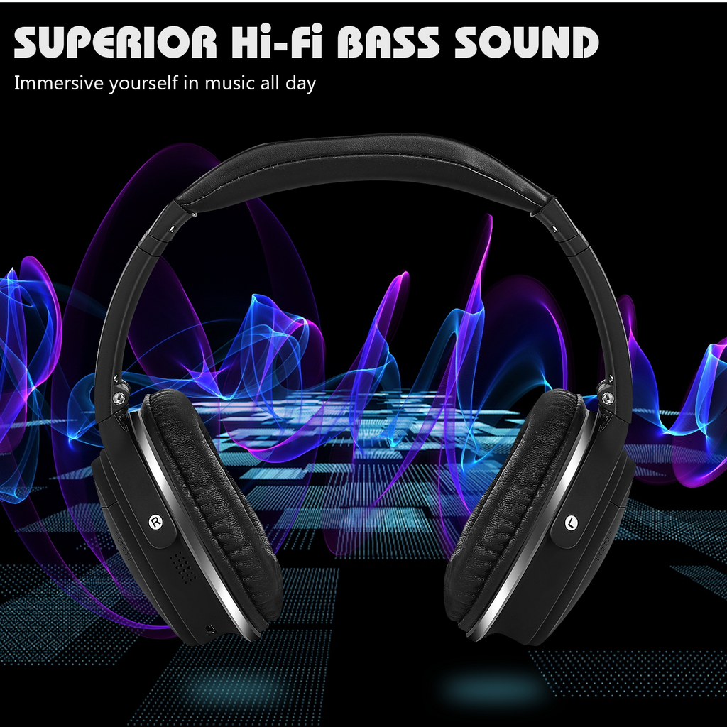 Wireless Bluetooth Over The Ear Headphones with Mic Q5260