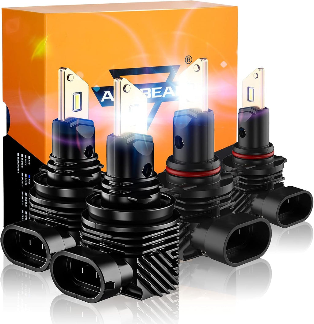 6500K Cool White LED Bulbs Combo, Pack of 4 Pack of 2 C8803