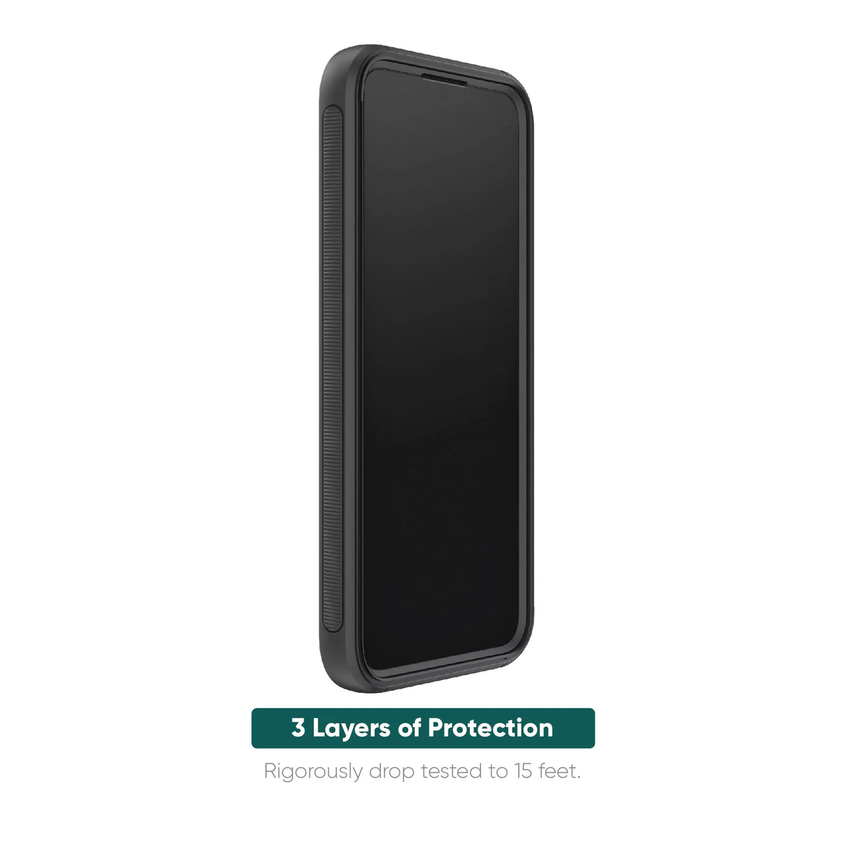 Black Rugged Phone Case for Samsung Galaxy S23 5G Y25931